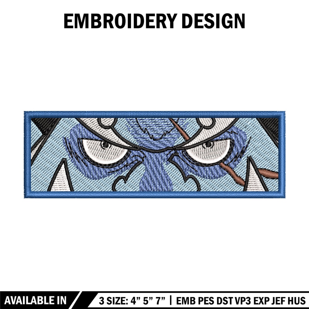 Jinbei eyes embroidery design, One piece embroidery, Anime design, Embroidery shirt, Embroidery file,Digital download.jpg