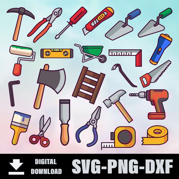 Tools SVG Bundle, Hand Tool SVG | Inspire Uplift