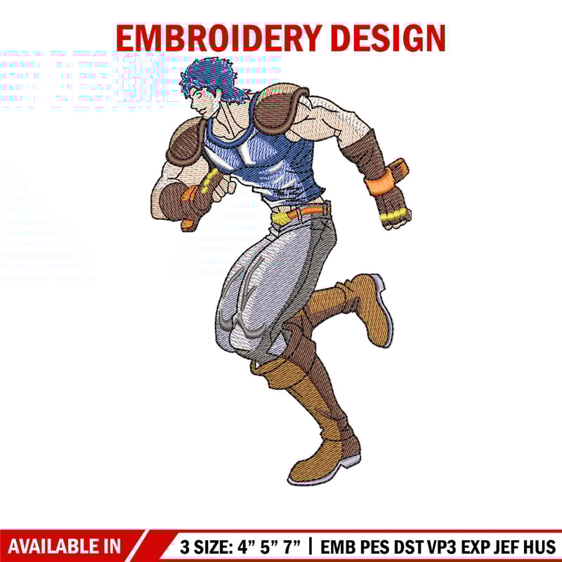 Jonathan joestar embroidery design, Jonathan embroidery, logo design, anime shirt, Embroidery shirt, Instant download.jpg