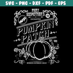 fairy godmothers enchanted pumpkin patch svg cricut file