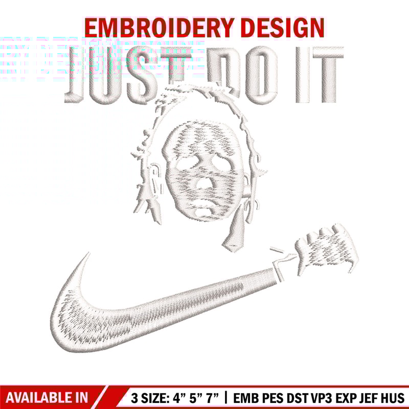 Just do it embroidery design, Horror embroidery, Embroidery file,Embroidery shirt, Emb design, Digital download.jpg