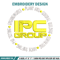 IPC Group logo embroidery design, IPC Group embroidery, logo design, logo shirt, Embroidery file, Instant download.jpg