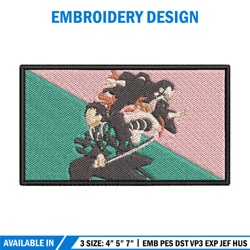 Kamado embroidery design, Tanjiro embroidery, Embroidery shirt, Embroidery file, Anime design, Digital download.jpg