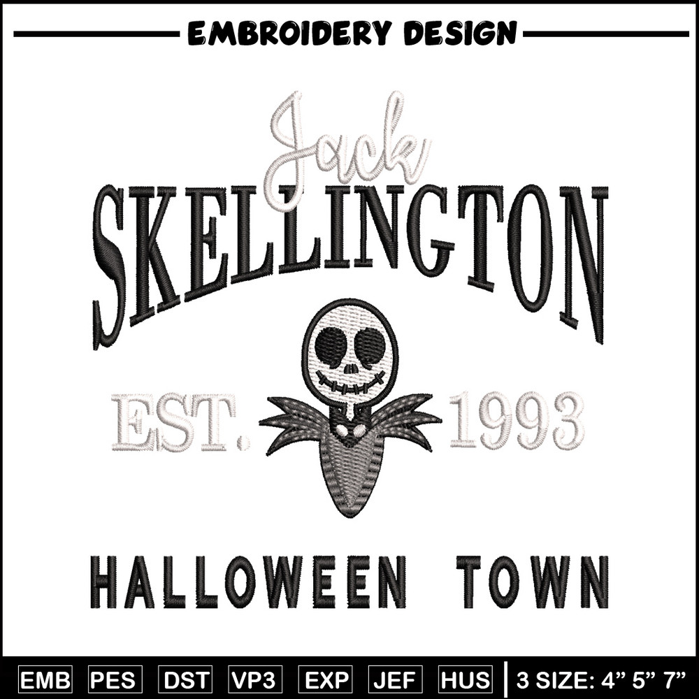 Jack Skellington embroidery design, Jack Skellington embroidery, halloween design, embroidery file, Digital download..jpg