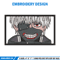Ken kaneki embroidery design, Kaneki embroidery, Embroidery shirt, Embroidery file, Anime design, Digital download.jpg
