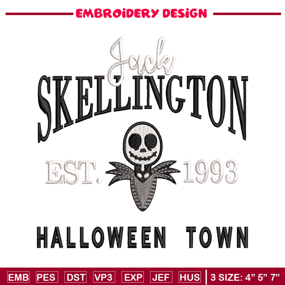 Jack Skellington embroidery design, Jack Skellington embroidery, halloween design, embroidery file, Digital download..jpg