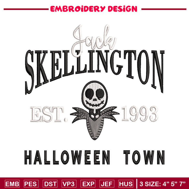 Jack Skellington embroidery design, Jack Skellington embroidery, halloween design, embroidery file, Digital download..jpg