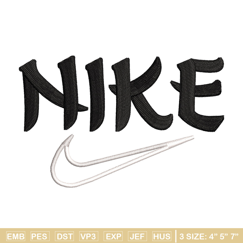 Nike black embroidery design, Nike embroidery, Nike design, Embroidery shirt, Embroidery file,Digital download.jpg