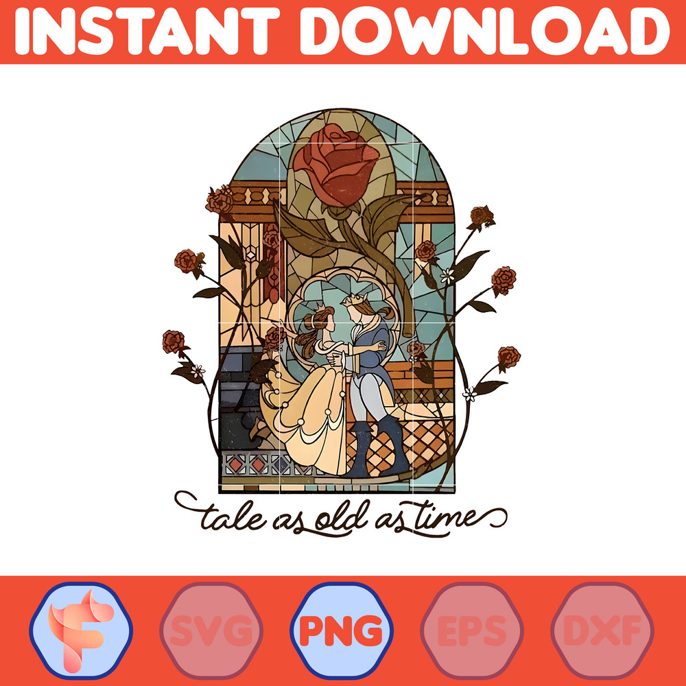 Disney Tale as Old as Time Png, Disney Belle & Co Png, Beauty And The Beast Png, Disney Png, Princess Png, Beauty Belle Png.jpg