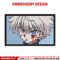 Killua embroidery design, Hunter x hunter embroidery, Anime design, Embroidery shirt, Embroidery file, Digital download.jpg