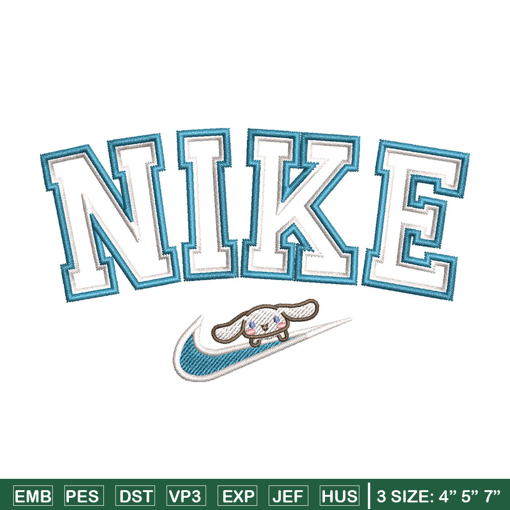 Nike bunny cute embroidery design, Bunny embroidery, Nike design,Embroidery shirt, Embroidery file, Digital download.jpg