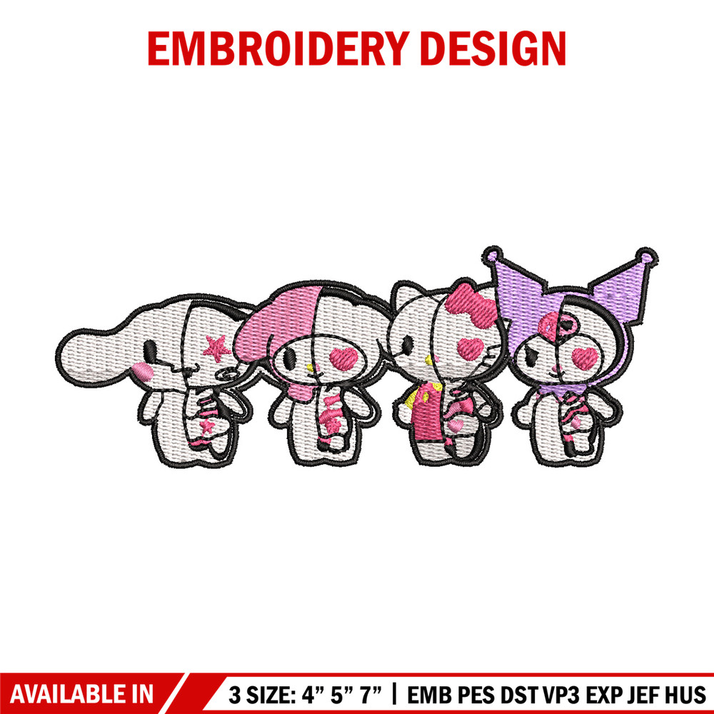 Kuromi chibi cute embroidery design, Kuromi embroidery, Anime design, Embroidery shirt,Embroidery file,Digital download.jpg