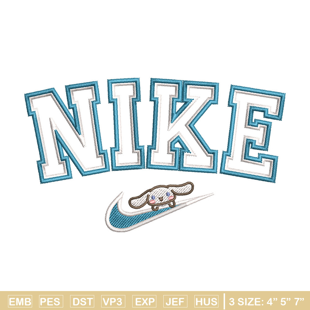 Nike bunny cute embroidery design, Bunny embroidery, Nike design,Embroidery shirt, Embroidery file, Digital download.jpg