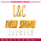 L&C New shine embroidery design, L&C New shine embroidery, logo design, embroidery file, logo shirt, Digital download..jpg