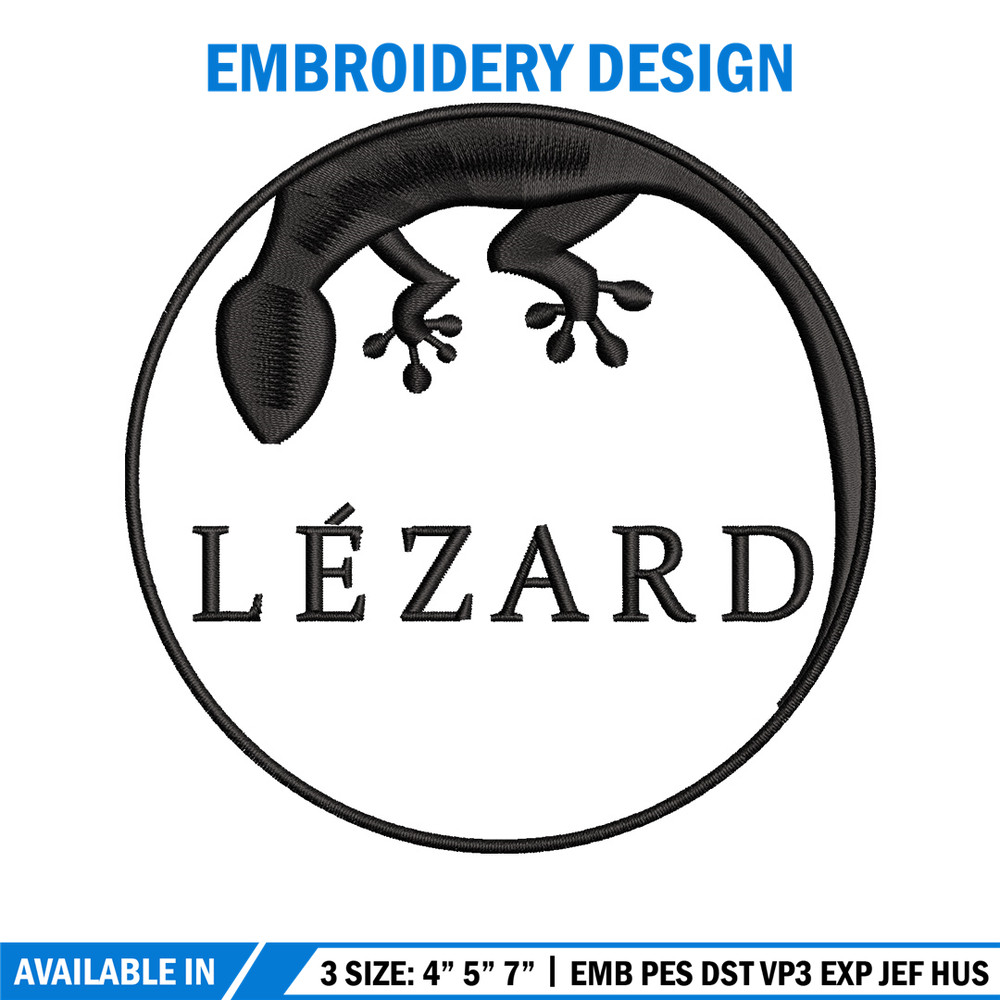 Lezard circle embroidery design, Lezard embroidery, Embroidery file, Embroidery shirt, Emb design, Digital download.jpg