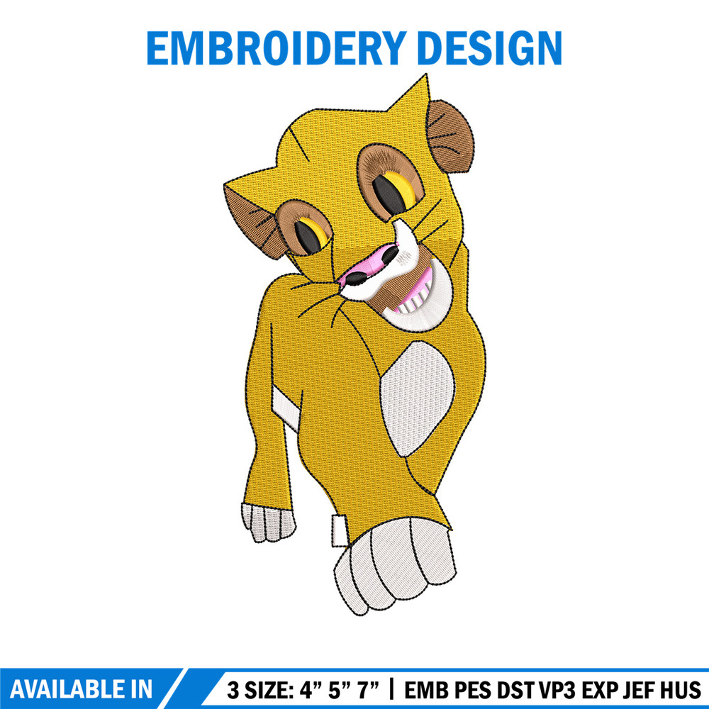 Lion child embroidery design, Lion king embroidery, Emb design, Embroidery shirt, Embroidery file, Digital download.jpg