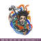 Tanjiro fire and water embroidery design, Kimetsu no Yaiba embroidery, anime design, anime shirt, Digital download.jpg
