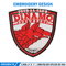 Logo Dinamo Bucuresti embroidery design, Fotbal club embroidery, logo design, embroidery file, Digital download..jpg