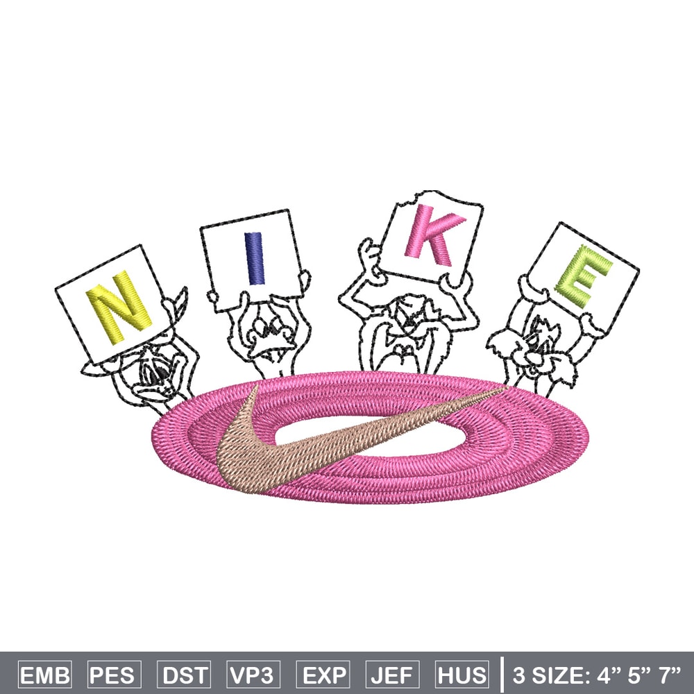 Nike cartoon embroidery design, Cartoon embroidery, Nike design, Embroidery shirt, Embroidery file, Digital download.jpg