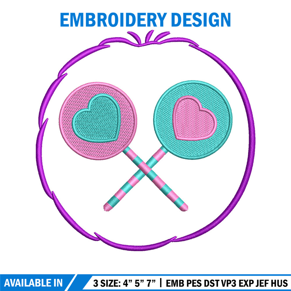 Lollipop circle embroidery design, Lollipop embroidery, Embroidery file, Embroidery shirt, Emb design, Digital download.jpg
