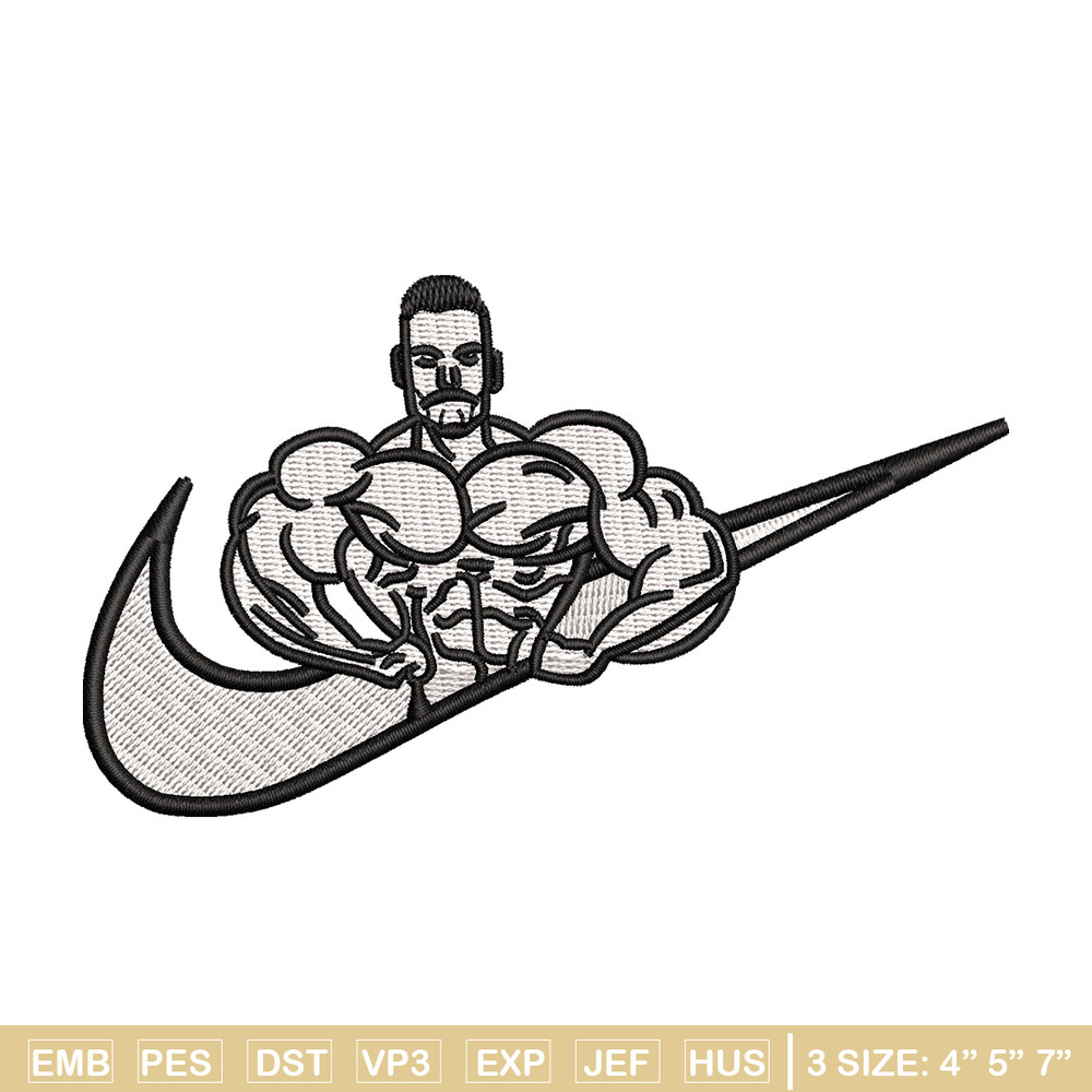 Nike chris embroidery design, Chris Bumstead embroidery, Nike design, Embroidery shirt, Embroidery file,Digital download.jpg