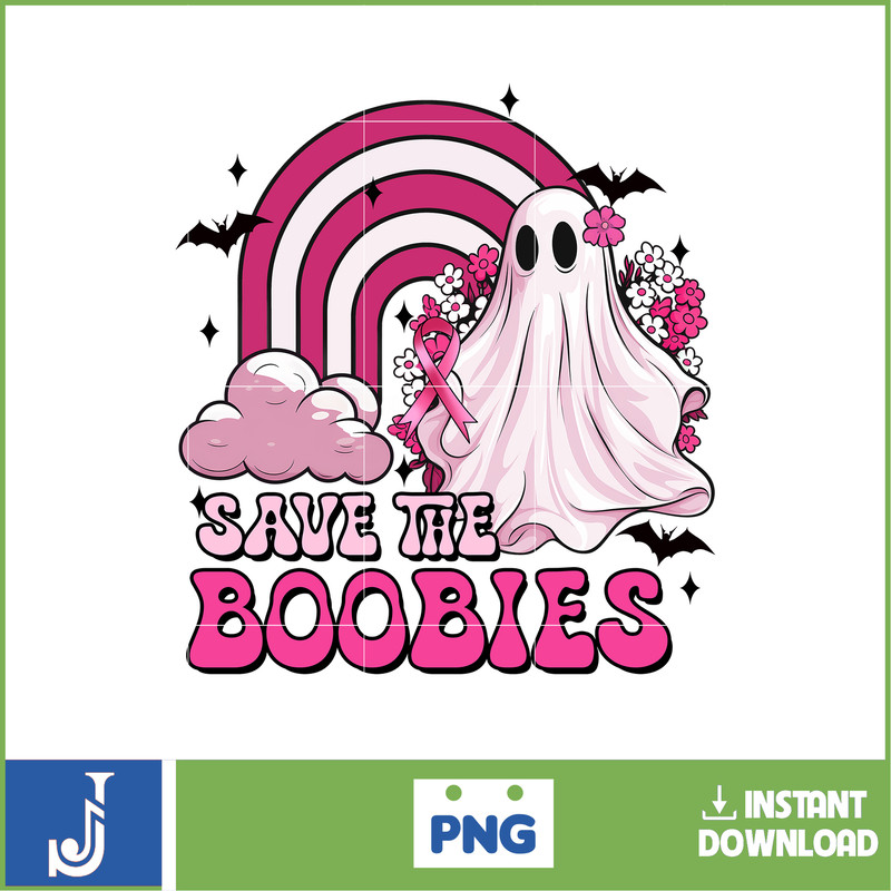 Designs Breast Cancer Png, Breast Cancer Png, Cancer Awareness, Pink Ribbon, Pink Halloween, Fight Cancer Quote Sublimation (18).jpg