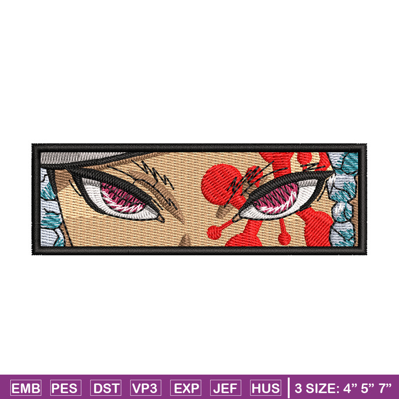 Tengen Eyes embroidery design, Kimetsu no Yaiba embroidery, anime design, embroidery file, anime shirt, Digital download.jpg