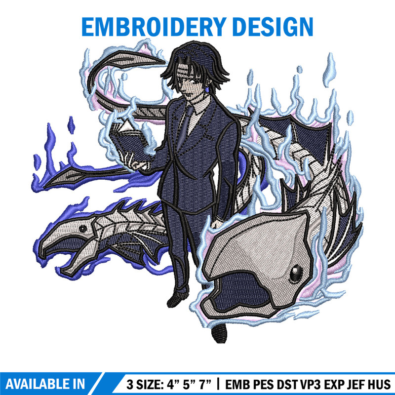 Lucilfer embroidery design, Bleach embroidery, Anime design, Embroidery shirt, Embroidery file, Digital download.jpg