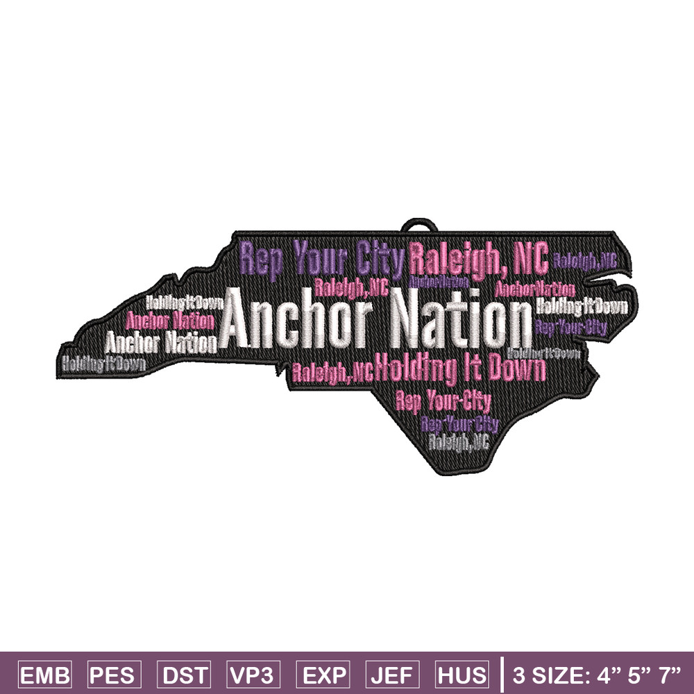 The Anchor Nation Logo embroidery design, logo embroidery, logo design, Embroidery file, logo shirt, Instant download..jpg