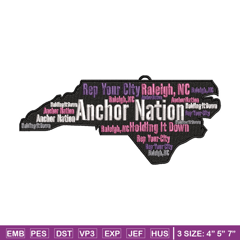 The Anchor Nation Logo embroidery design, logo embroidery, logo design, Embroidery file, logo shirt, Instant download..jpg