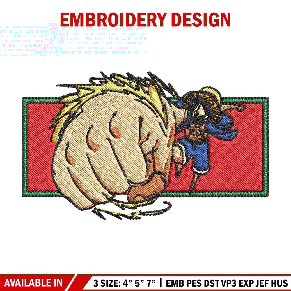 Luffy embroidery design, One piece embroidery, Anime design, Embroidery file, Embroidery shirt, Digital download (11).jpg
