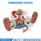 Luffy g5 laugh embroidery design, One piece embroidery,Anime design, Embroidery shirt, Embroidery file, Digital download.jpg