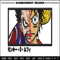 Luffy gear 4 X Luffy embroidery design, one piece embroidery, anime design, embroidery file, Digital download..jpg