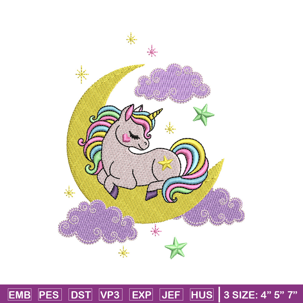 Unicorn logo embroidery design, Unicorn logo embroidery, logo design, Embroidery shirt, cartoon shirt, Instant download.jpg