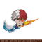 Nike x Todoroki embroidery design, My hero academia embroidery, Nike design, anime design, anime shirt, Digital download.jpg