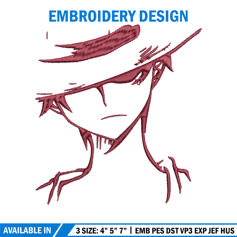 Luffy poster embroidery design, One piece embroidery, Anime design, Embroidery file, Embroidery shirt, Digital download.jpg