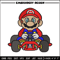 Mario car embroidery design, Super Mario bros embroidery, game design, logo design, game shirt, Digital download..jpg