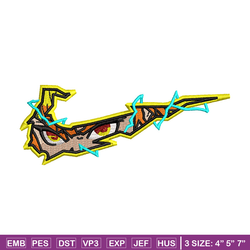 Zenitsu eyes Nike embroidery design, Kimetsu no Yaiba embroidery, embroidery file, anime design, Digital download.jpg