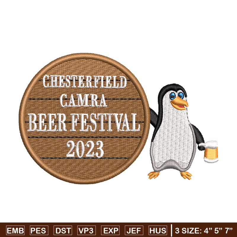 Pebguin logo embroidery design, Pebguin embroidery, logo design, animal design, Embroidery shirt, Instant download.jpg