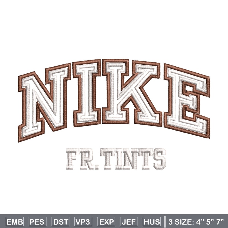 Nike fr tints embroidery design, Nike embroidery, Nike design, Embroidery shirt, Embroidery file,Digital download.jpg