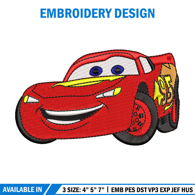 Mcqueen embroidery design, Mcqueen embroidery, Embroidery file, Embroidery shirt, Emb design,Digital download.jpg