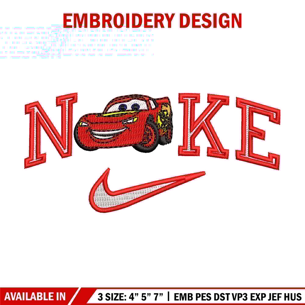 Mcqueen nike embroidery design, Mcqueen embroidery, Embroidery file, Embroidery shirt, Nike design,Digital download.jpg