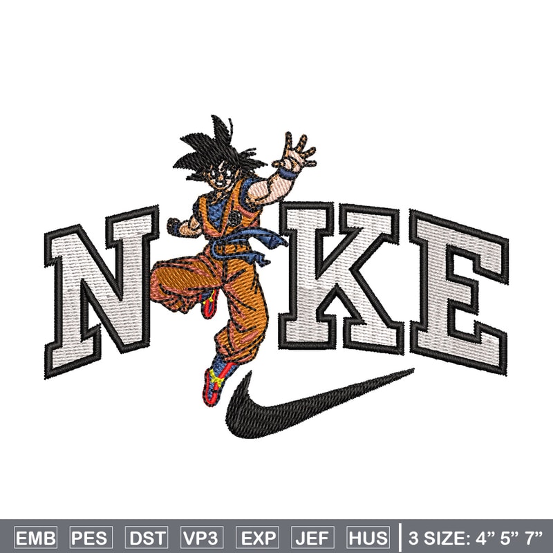 Nike goku man embroidery design, Nike embroidery, Anime design, Embroidery shirt, Embroidery file, Digital download.jpg