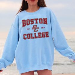 boston college sweatshirt, university boston tee, boston gift, college student, university shirt, custom university, col
