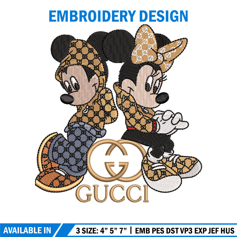 Mickey couple gucci embroidery design,Mickey embroidery, Embroidery file, Embroidery shirt, Emb design, Digital download.jpg