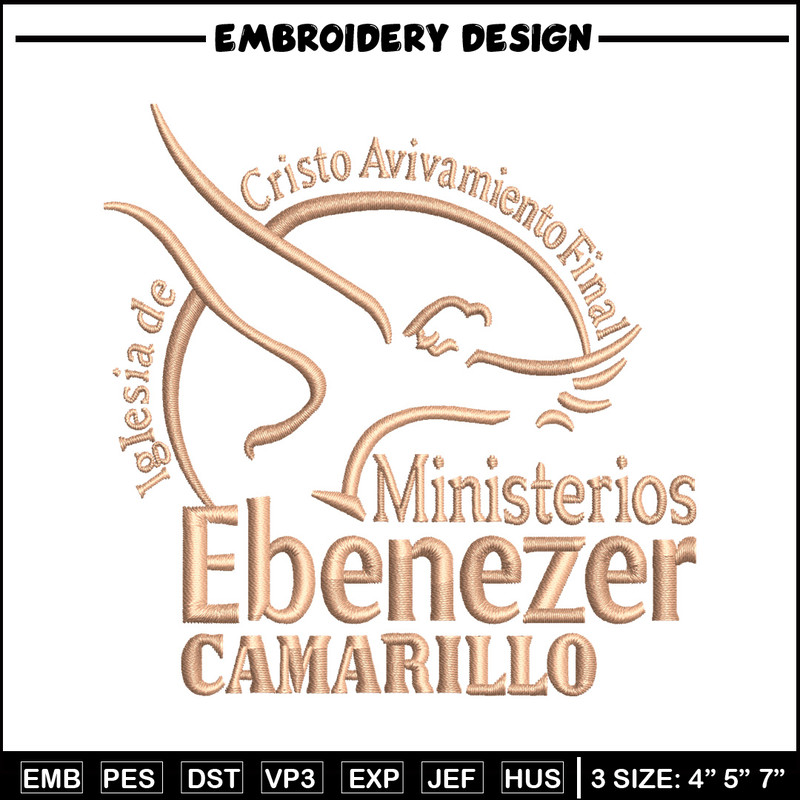 Ministerios Ebeneze embroidery design, Ministerios Ebeneze embroidery, logo design, embroidery file, Digital download..jpg