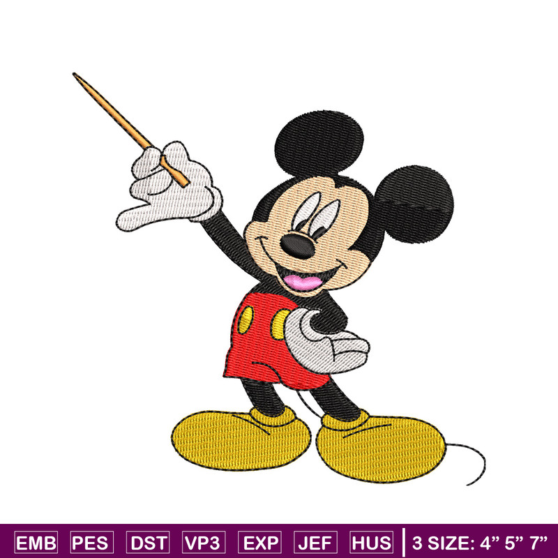 Mickey Mouse embroidery design, Mickey embroidery, logo design, Logo shirt, disney embroidery, Digital download.jpg