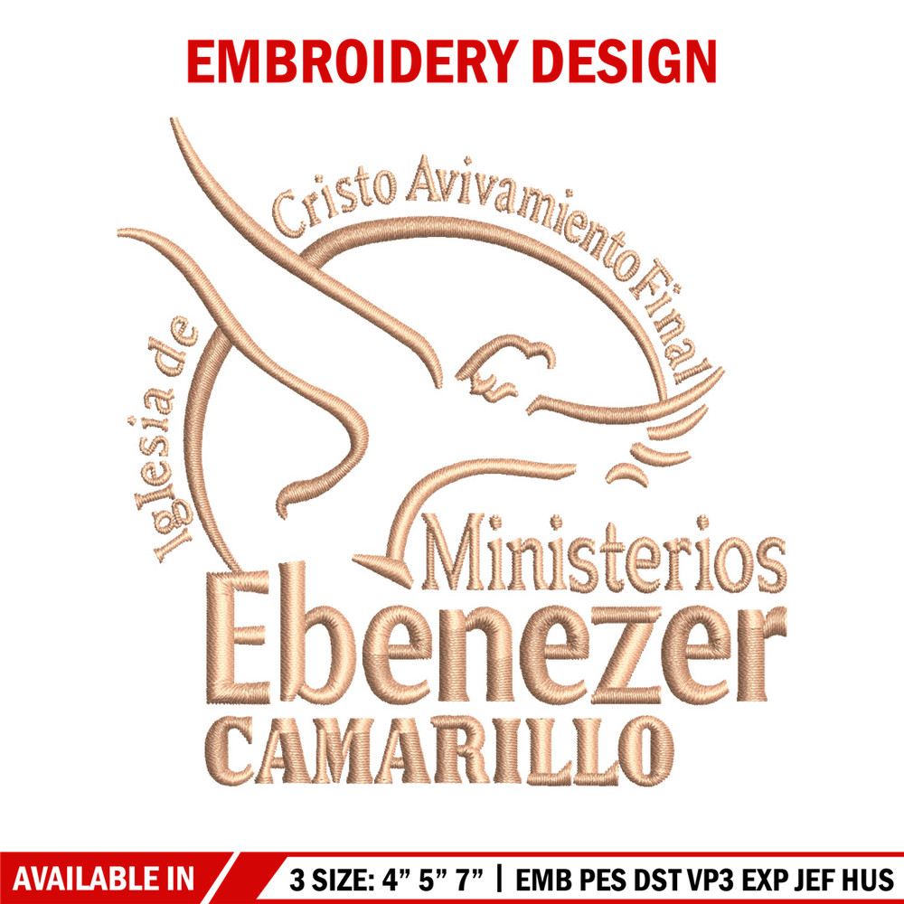 Ministerios Ebeneze embroidery design, Ministerios Ebeneze embroidery, logo design, embroidery file, Digital download..jpg