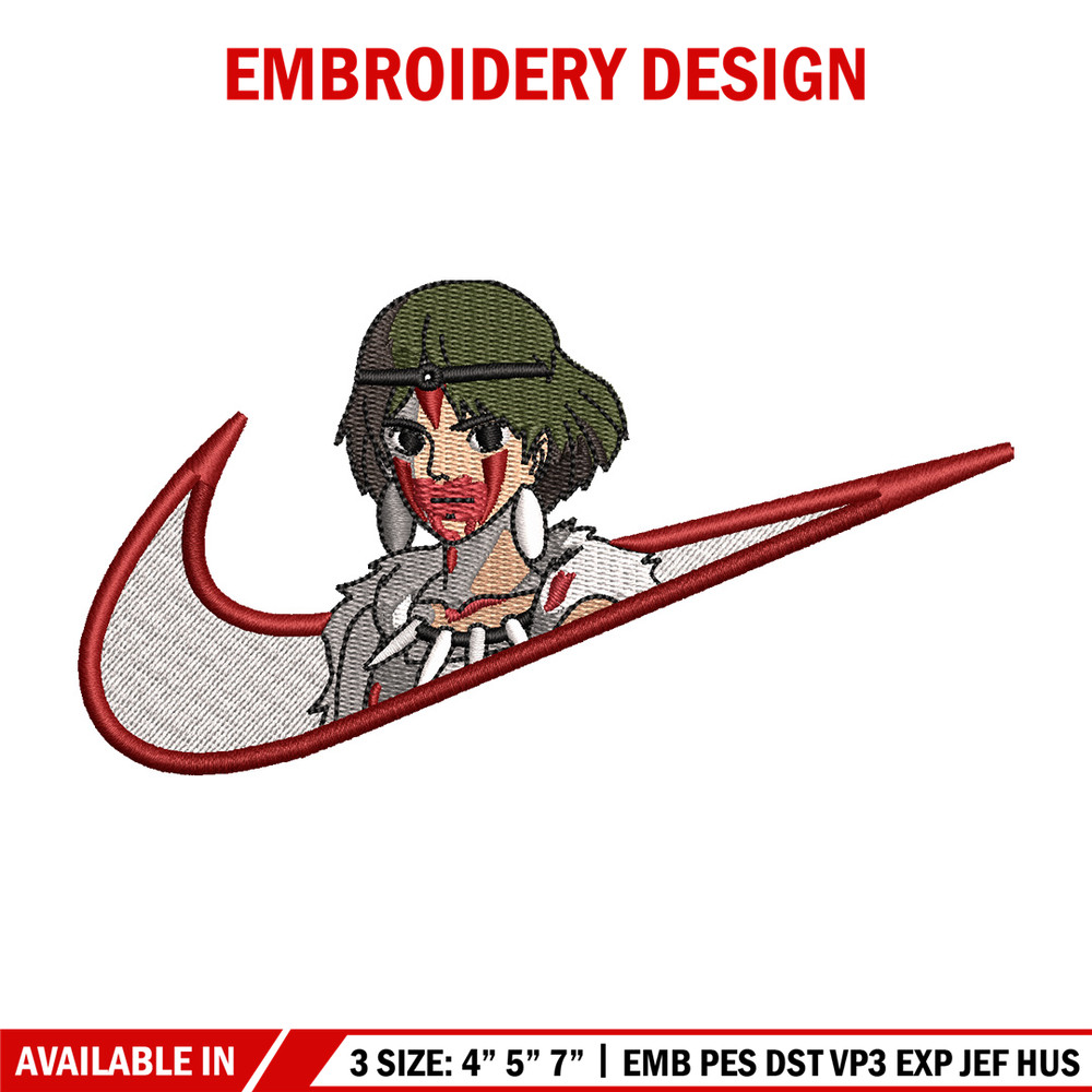 Momonoke nike embroidery design, Momonoke embroidery, Nike design, Embroidery shirt, Embroidery file, Digital download.jpg
