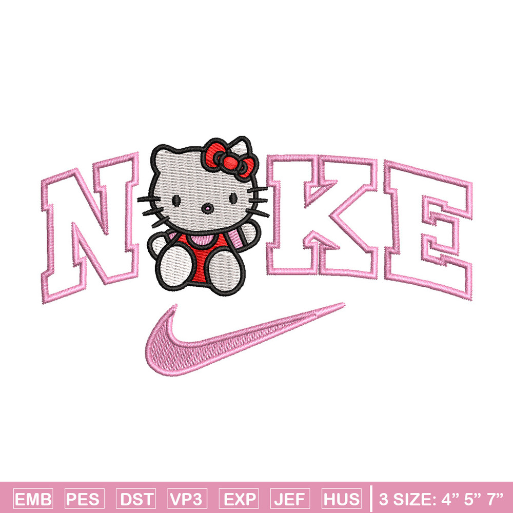 Nike kitty embroidery design, Kitty embroidery, Nike design, Embroidery shirt, Embroidery file, Digital download.jpg